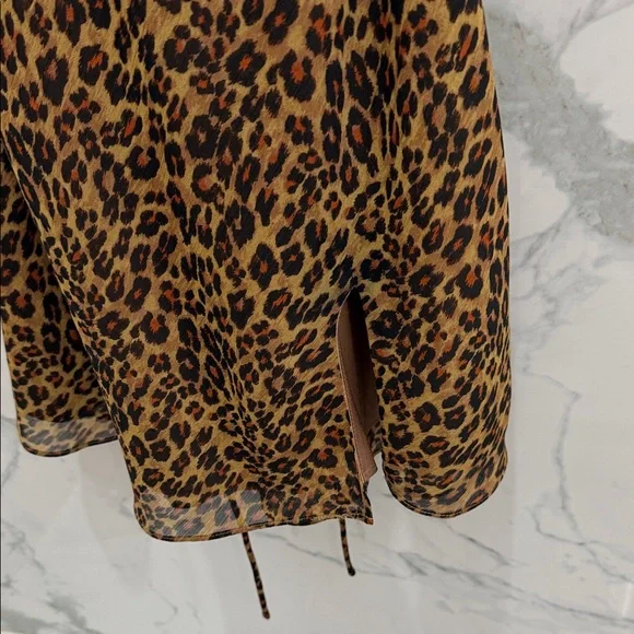 STAUD Leopard Print Slip Dress - Picture 3 of 6